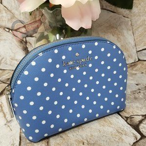 Small Dome Cosmetic Staci Garden Dot Kate Spade